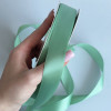 Лента атлас Ding Xin 2.5 см - #0577 Sage Green